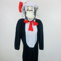 The Cat In The Hat Full Body Child Halloween Costume Rubber Mask Dr Seus... - $39.59