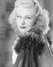 Ginger Rogers Looking Over Shoulder Curly Hair 16X20 Canvas Giclee - £56.40 GBP