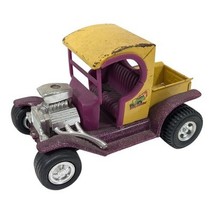 Tonka Mini Hot Hauler Purple Ford Model T Hot Rod Pickup Truck EX Vintage  - $22.99