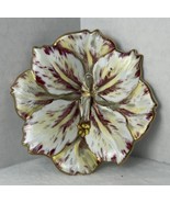 VTG Chubu China Occupied Japan Hand-Painted Flower Trinket Dish Lily Flower - £19.00 GBP
