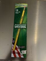 Vintage Dixon Ticonderoga 13882 Pencils No 2/HB Soft 1 Boxes 12 Count US... - $13.87 CAD