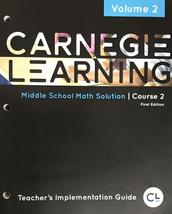 Carnegie Learning Middle School Math Solution Course 2 Teacher&#39;s Implementation  - £21.92 GBP