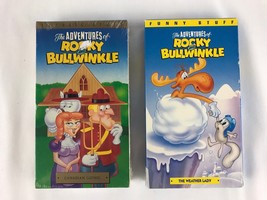 The Adventures of Rocky and Bullwinkle VHS Tape Lot Weather Lady Canadia... - $14.97