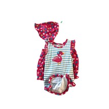 New Gerbers Girls Infant Baby Size 6 9 months 3. piece Set outfit Pink P... - £10.16 GBP