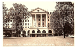 The Greenbrier White Sulphur Springs West Virginia RPPC Postcard Cummins Photo - £16.28 GBP