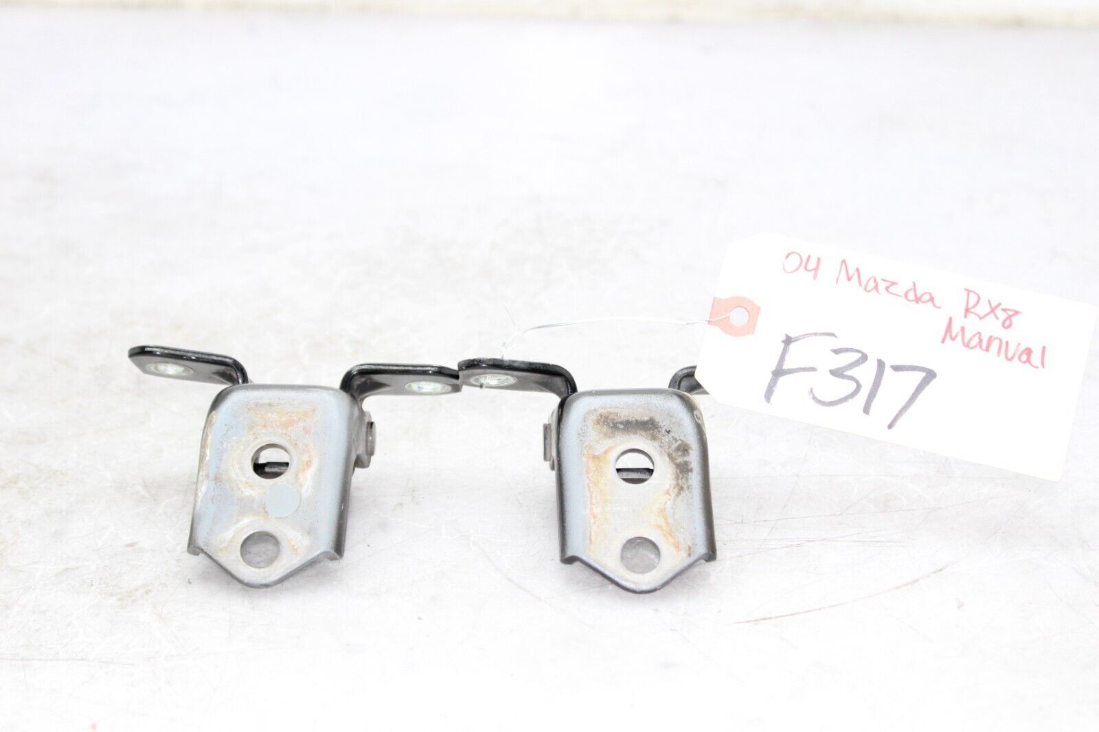 04-08 MAZDA RX8 MANUAL TRANSMISSION Right Door Hinges F317 - $34.40