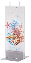 Flatyz Nautilus with Starfish and Coral Candle - £12.99 GBP