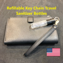 Refillable Glass Roll On Key Chain Travel Perfume Aromatherapy Oil 10ML ... - £8.89 GBP