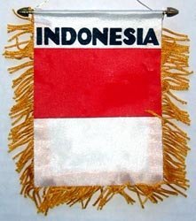 Indonesia- Window Hanging Flag - $8.90