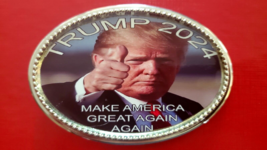 TRUMP 2024   MAKE AMERICA GREAT AGAIN   Epoxy Belt Buckle - - NEW! - $277.05 MXN