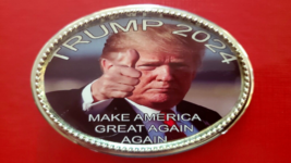 TRUMP 2024   MAKE AMERICA GREAT AGAIN   Epoxy Belt Buckle - - NEW! - £14.18 GBP