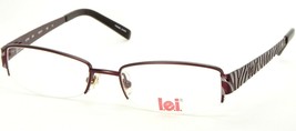 New L.E.I. Lei 109 505 Eggplant /PURPLE Eyeglasses Glasses LEI109 50-17-135mm - £28.40 GBP
