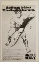 1979 Print Ad Schrade Uncle Henry Lockback Knives Ellenville,NY - £9.24 GBP