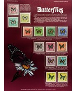 Butterflies from Postal Commemorative Society - $185.39 MXN