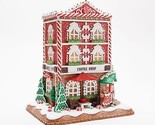 Illuminated Townsquare Gingerbread Coffee Shop by Valerie in - £116.15 GBP