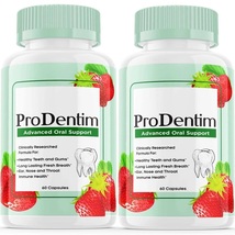 2 Pack Prodentim for Gums and Teeth Health Prodentim Dental Formula 120 Capsules - £46.34 GBP