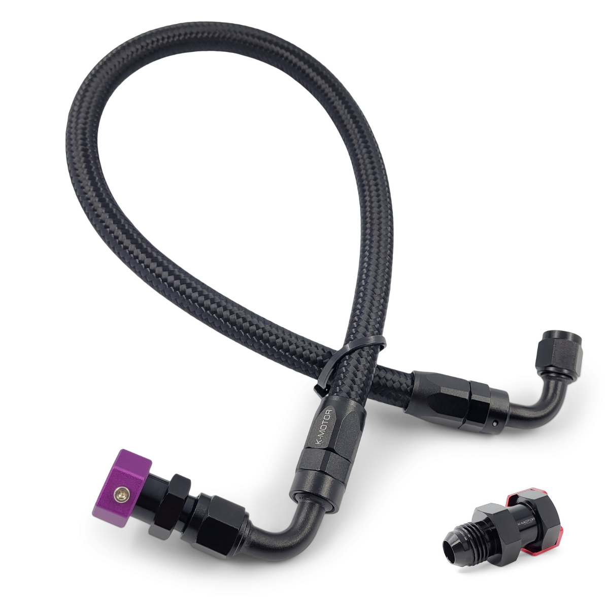 Braided Fuel Line Compatible with Honda Civic SI 2002-2005 (EP3) - K-MOTOR - $79.19