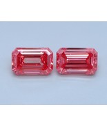 1.52 PINK EMERALD Pair VS1 Lab Grown CVD Diamond for Earring - €1.504,14 EUR