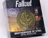 Fallout 3 4 76 Brotherhood of Steel Metal Medallion Coin Figure Statue +... - $37.60