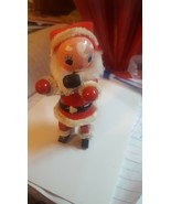 Vintage Wooden Santa. Black Pipe. KSA - $5.87