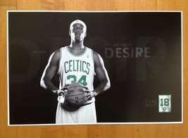 Paul Pierce Boston Celtics &quot;Its All About Desire&quot; Poster 17 X 11 New - $11.62