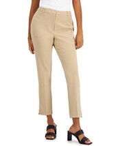 MSRP $70 Alfani Petite Side-Slit Pants Brown Size 6 P - £11.07 GBP