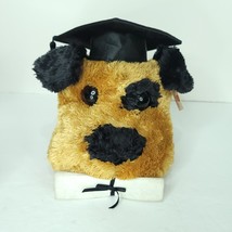 American Greetings Grad Brown Puppy Dog Cap Diploma Tassel Stuffed Anima... - $21.77