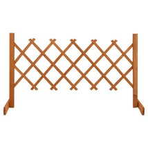  Garden Trellis Fence Orange 47.2"x23.6" Solid Firwood - €74,64 EUR