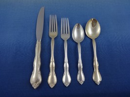 Rose Tiara by Gorham Sterling Silver Flatware Set Service 46 Pieces - £2,173.52 GBP