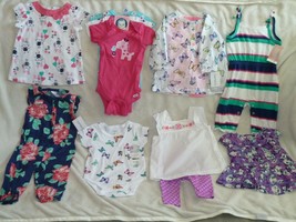 BABY GIRL 0-3 SPRING SUMMER CLOTHES LOT GYMBOREE CARTERS NEW NWT SHOWER ... - £54.48 GBP