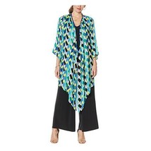 Curations Sharkbite Hem Printed Topper (Green Geo, Medium/Large) 735105 - $16.63