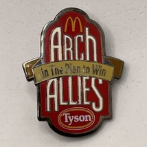 McDonald’s Tyson Foods Chicken Arch Deluxe Enamel Lapel Hat Pin - £6.45 GBP
