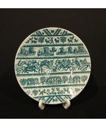 Danish Nymolle Art Faience Hoyrup Small Viking History Plate  4-5a Denmark - $15.99