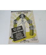 VTG  PIANO SHEET MUSIC I WISH I KNEW BETTY GRABLE DIAMOND HORSESHOE  1945 - $8.07 CAD