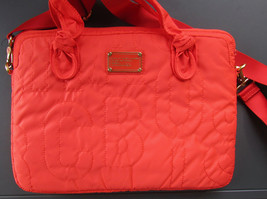 Marc Jacobs 15&quot; Messenger Bag Laptop Sleeve Pretty Nylon Shock Red New Tags - £147.49 GBP
