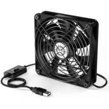 120Mm Fan With 3 Speed 5V Usb Powered 120Mm Case Fan 1500Prm Gaming Pc F... - £18.75 GBP