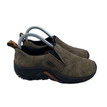 Merrell Jungle Moc Shoes Gunsmoke Brown Suede Slip On Comfort Womens Size 6 - $39.59