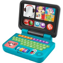 Fisher-Price Laugh &amp; Learn Baby to Toddler Toy Let&#39;s Connect Laptop Pret... - $35.99