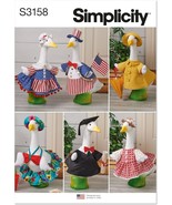 Simplicity SS3158OS Summer Clothes for Porch and Lawn Geese Sewing Pattern  - $792.02 MXN