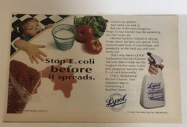1997 Lysol Vintage Print Ad Advertisement pa14 - £4.67 GBP