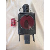 Vintage DB 83 German Railroad Signal Lantern Red Lens Oil Burner Railway... - $259.88