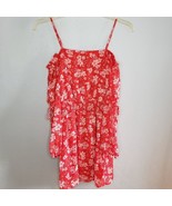 H&amp;M Divided Red and White Floral Off Shoulder Mini Dress Size 6 - $20.50 CAD