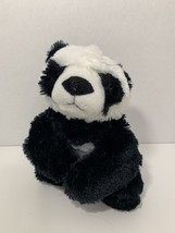Wishpets Rose panda bear black white plush teddy 54057 2011 beanbag stuf... - £6.38 GBP
