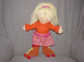 Trendy Wendy Blonde North American Bear Co. 15&quot; Soft Cloth Doll Yarn Hair - £31.64 GBP