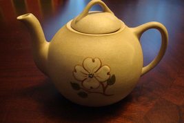 Pigeon Forge Pottery teapot Dogwood flower pattern COLOR GREY Compatible with WH - £29.98 GBP