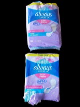 Always Daily Fresh Thin Liners Regular Absorbency 162 Each  2-Pack (Open... - $28.05 CAD