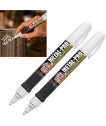 2 Pc Galvanized Steel Marker White Metal Writing Surface Fabrication Was... - £27.65 GBP