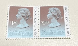 Pair 1990 Hong Kong $1.80 Mint Never-hinged Full Original Gum Stamps - €4,26 EUR