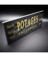 Pottages Cauldron Shop - Wood Sign - £15.89 GBP