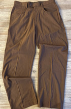 Haggar Dress Pants 1926 Originals Poly Blend Walnut Brown Men’s 30(31)x3... - £34.60 GBP
